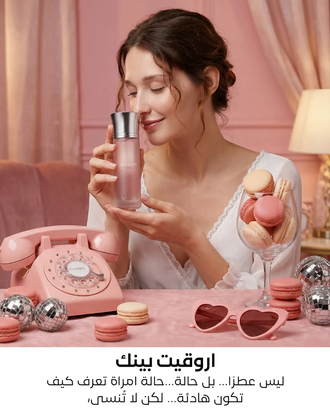 عطر عساف اروقيت بينك 200 ملي