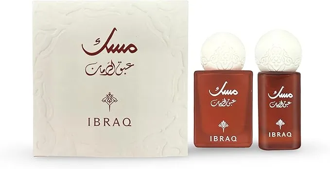عطر مسك عبق الرمان او دو برفان سعة 10 مل + زيت مسك عبق الرمان سعة 6 مل