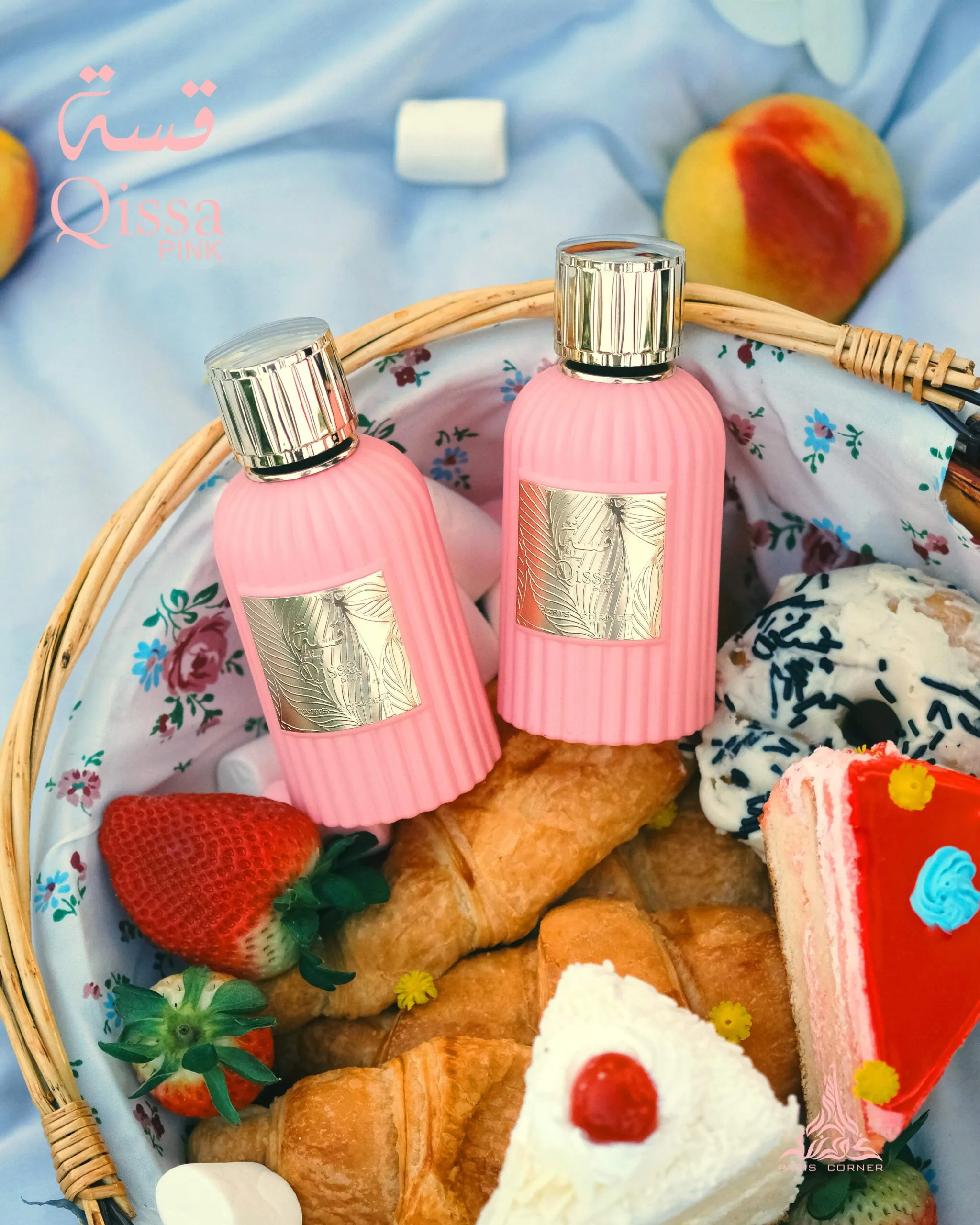 عطر قسة زهري من باريس كورنر Qissa Pink (100مل)